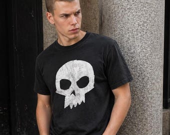 Camiseta inspirada en Sid de Toy Story / Camiseta de calavera / Camiseta de calavera con estilo desgastado / Disfraz fácil de Halloween