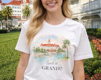 Disney’s GRAND FLORIDIAN Resort Tee | “Isn’t it GRAND | Disney Resort Wear