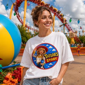 Toy Story 5-inspirerad t-shirt | Taylor's Story | Taylor's Version-tröja | Toy Story Land-outfit bild 2