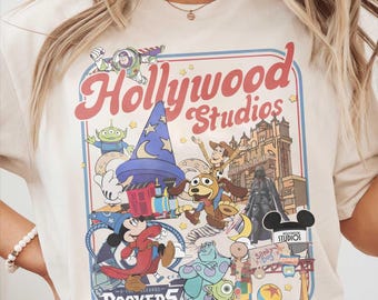 Disney Hollywood Studios PNG, Mickey & Friends Hollywood Tower Design, Toy Story Star Wars Artwork, Disney Family Trip Digital Download