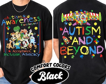 Toy Story To Autism and Beyond PNG, Disney Toy Story Autism Awareness Design PNG, Puzzle Piece PNG, Family Trip Autism Download