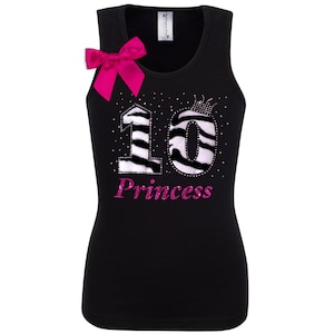 10th Birthday Girl Shirt Purple 10 Years Old Double Digits Tenth Birthday Shirt Tween Girls Custom Shirt Ten Birthday Tank Top Personalized