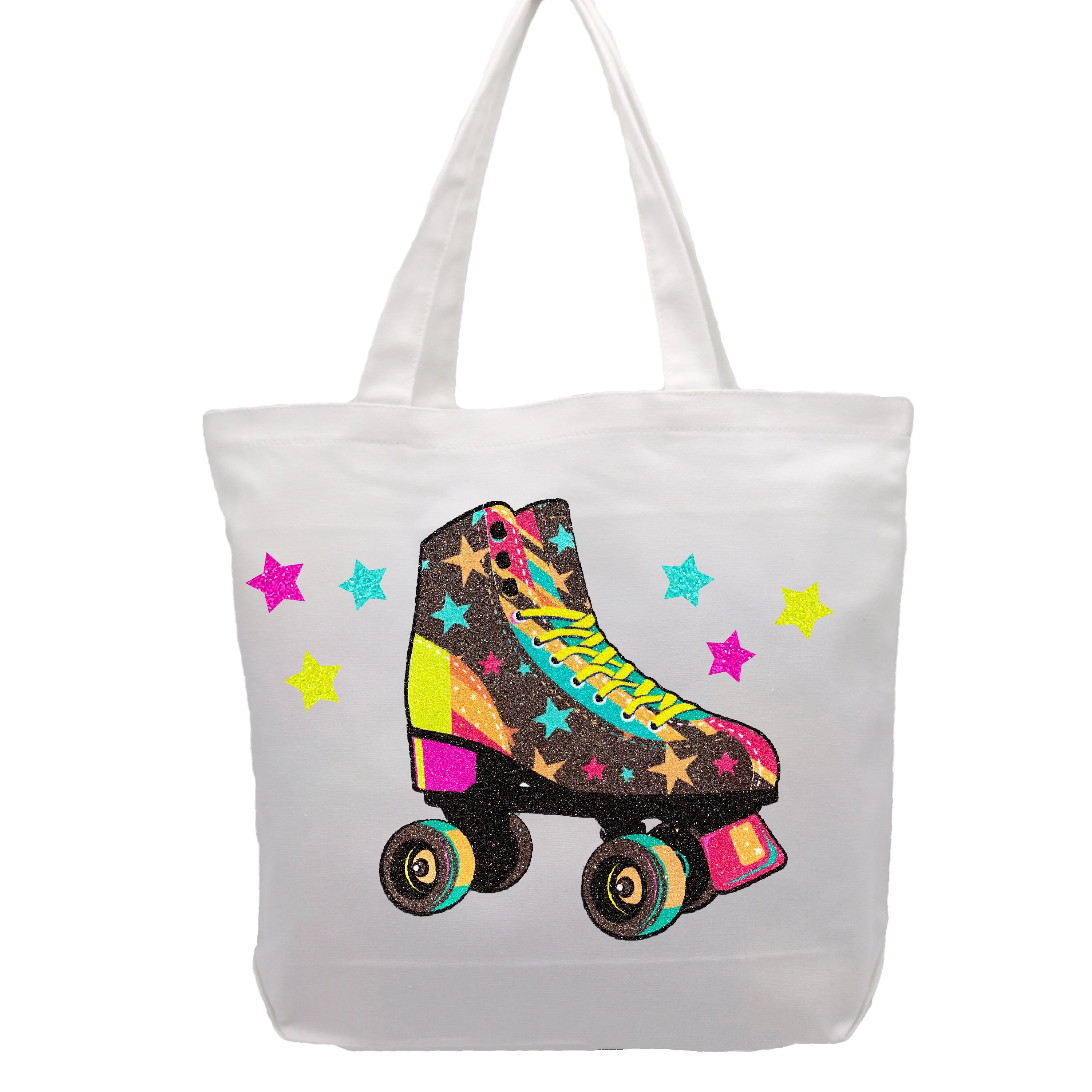 Roller Skate Personalized Tote Bag Skating Birthday Party Etsy