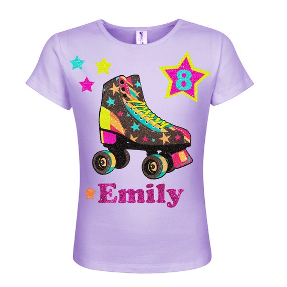 8th Birthday Girl Roller Skate T-Shirt 8th Birthday Girl Roller Skate T-Shirt