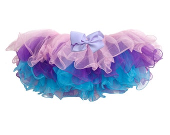 Girls Pink Purple Blue Tutu Skirt Dress Costume Kids Birthday Dance Skirt 3,4,5 | Bubblegum Divas