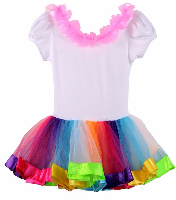 rainbow birthday dress