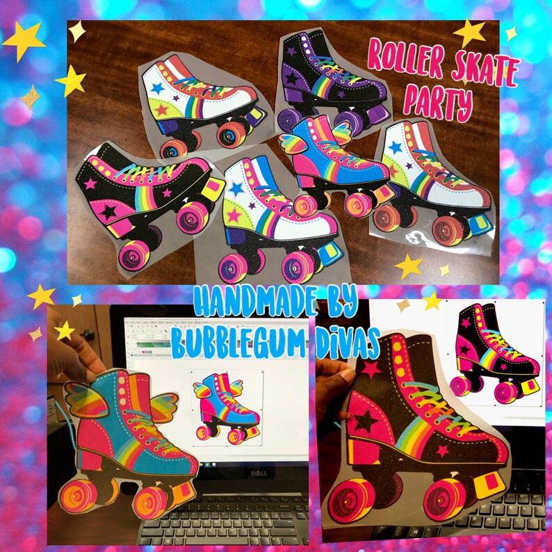 Roller Derby Skate Party Glitter Roller Skates 11th Birthday Girl Outfit 11 Year Old Birthday Eleven Shirt Eleventh Birthday Personalized