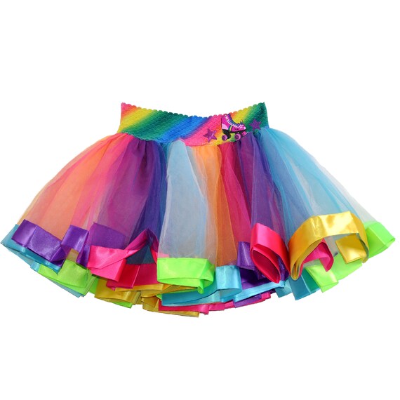 Rainbow Tutu Girls Roller Skate Party Skirt Pink Unicorn Birthday Tutu Dress Up Roller Derby Twirl Skirt Skating Birthday Party | Pinkie Il_570xn