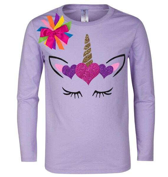 Unicorn Birthday Girls Unicorn Tee 