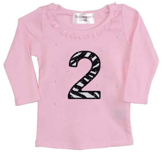 Girls 2nd Birthday Outfit, Zebra Birthday Party, Zebra Themed Party, Girls 2nd Birthday Zebra Outfit, 2nd Birthday Party, Personalized Shirt Il_570xn