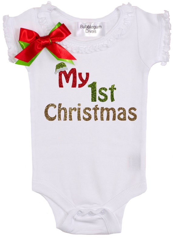 baby girl christmas onesie