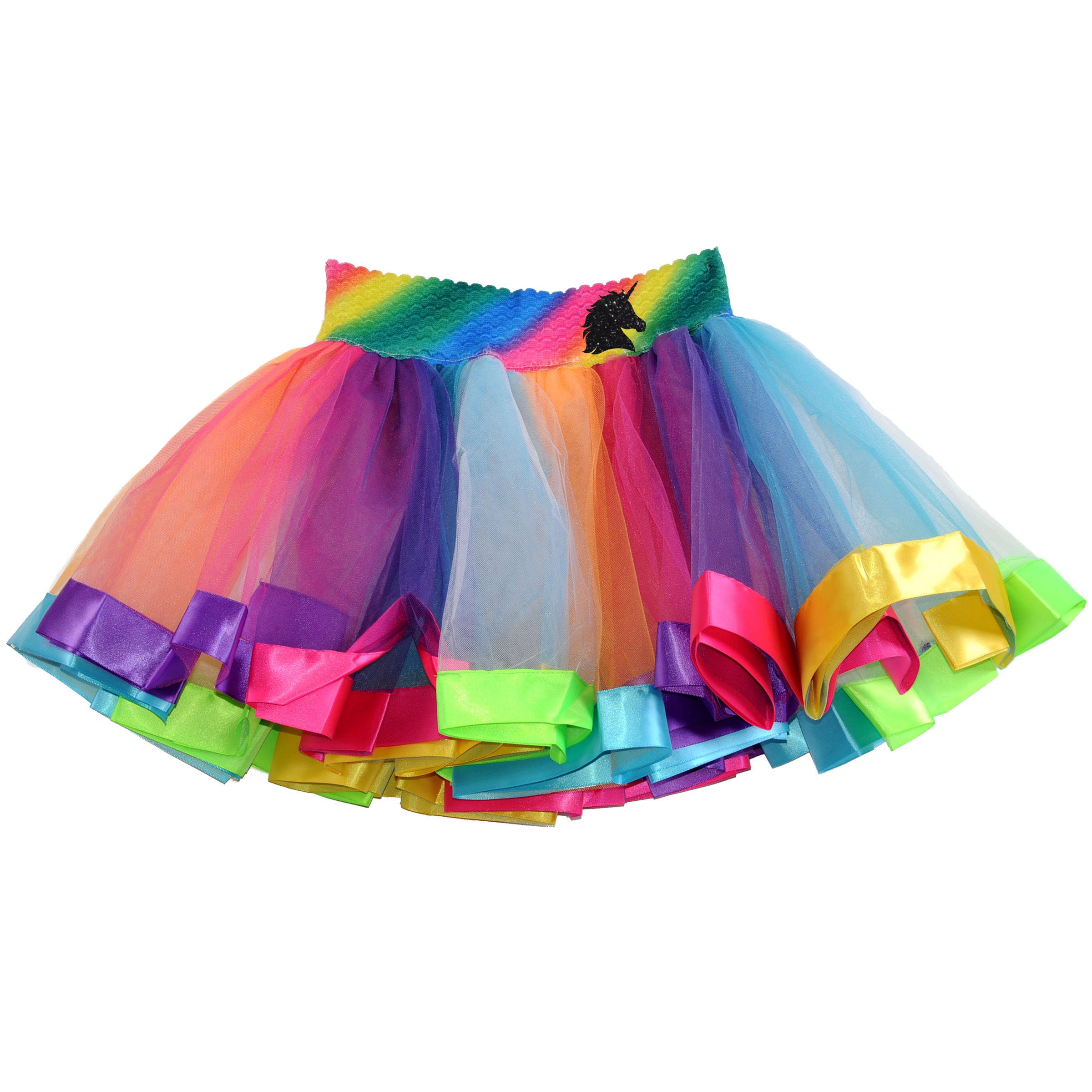 Bubblegum Divas Baby Girls 1st Birthday Yellow Rainbow Tutu Outfit Bubblegum Divas Baby Girls 1st Birthday Yellow Rainbow Tutu Outfit