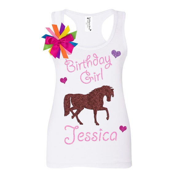 Birthday Girl Horse And Pony Party T-Shirt Birthday Girl Horse And Pony Party T-Shirt
