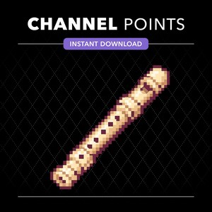 Strumento di registrazione Pixel Art / Icona del punto di canale Twitch / Grafica per streamer vTuber / Risorse per lo streaming (Download digitale)