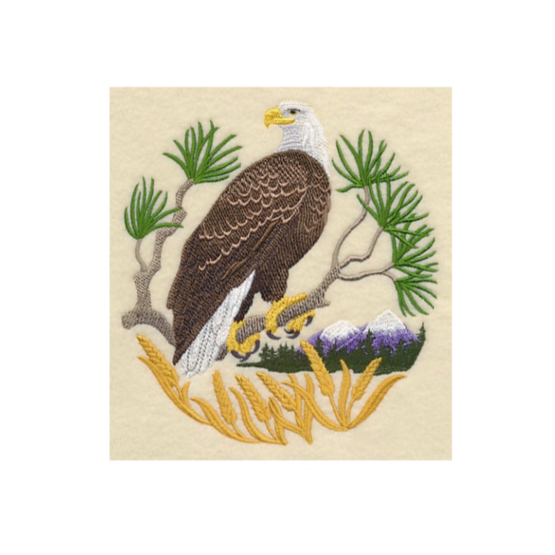 I Will Machine Embroider This Design On To Your Custom Item Eagle Scene