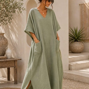 cotton knit lounge dresses Dress hippy dress ABOUT THE BRAND In Color:Custom(Leave in the note) Wells Dress - Periwinkle Sleepwear
