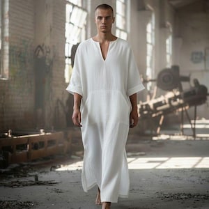 egyptian cotton mens dressing gown Egyptian Robe Men