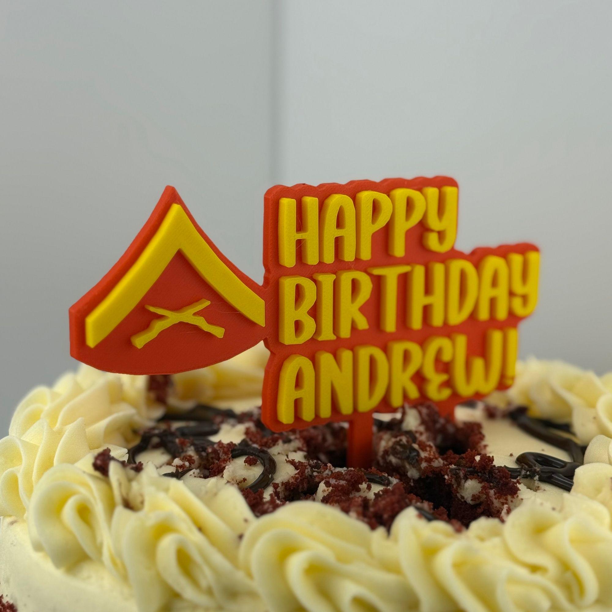 Personalized Marines Lance Corporal Cake Topper, Lance Corporal Cake ...