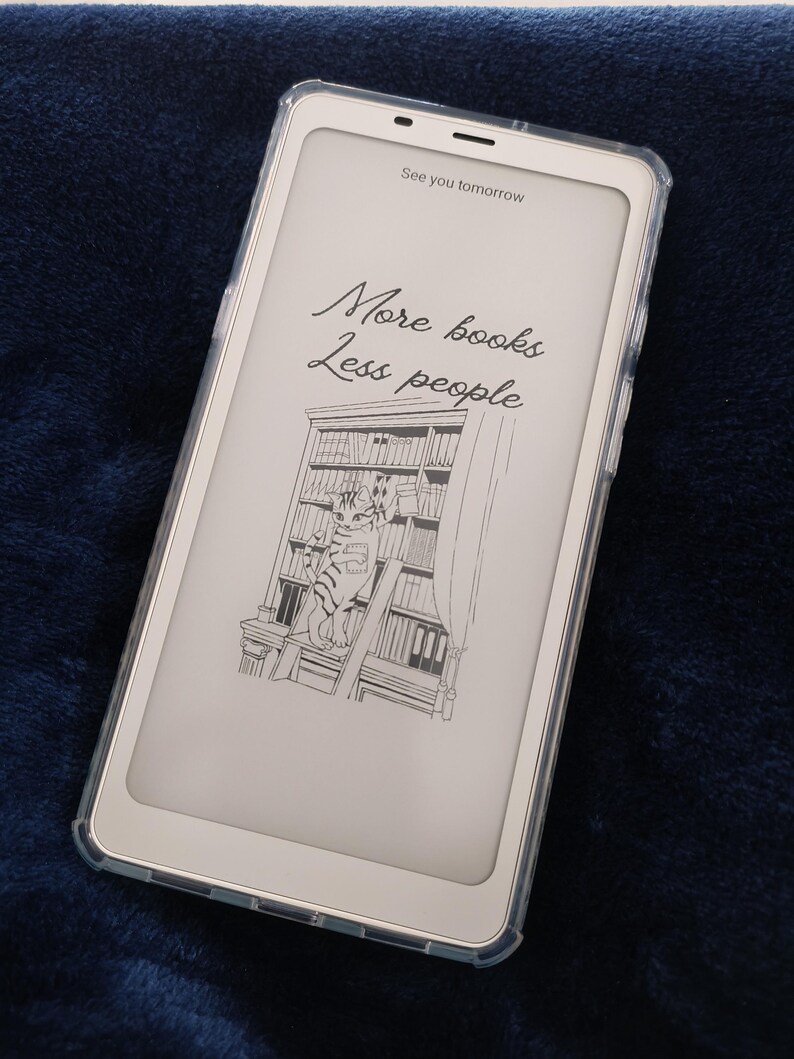 E-reader Wallpaper | Reading Themed | Funny Screensavers (canva ...