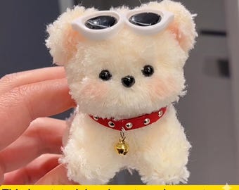 Cute Fuzzy Puppy Made With Pipe Cleaner & Chenille Stem Art | PDF Pattern + Full Video Tutorial