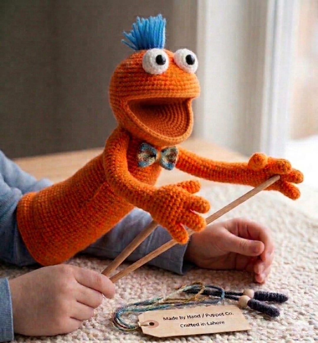 Puppet Pattern Monster Crochet Monster Puppet PATTERN - Digital PDF Download - Amigurumi Hand ...