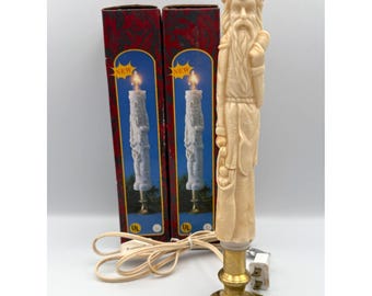 3 Elucea In Motion Decorative SAINT NICHOLAS Candle Light 10" Electric - TESTATO