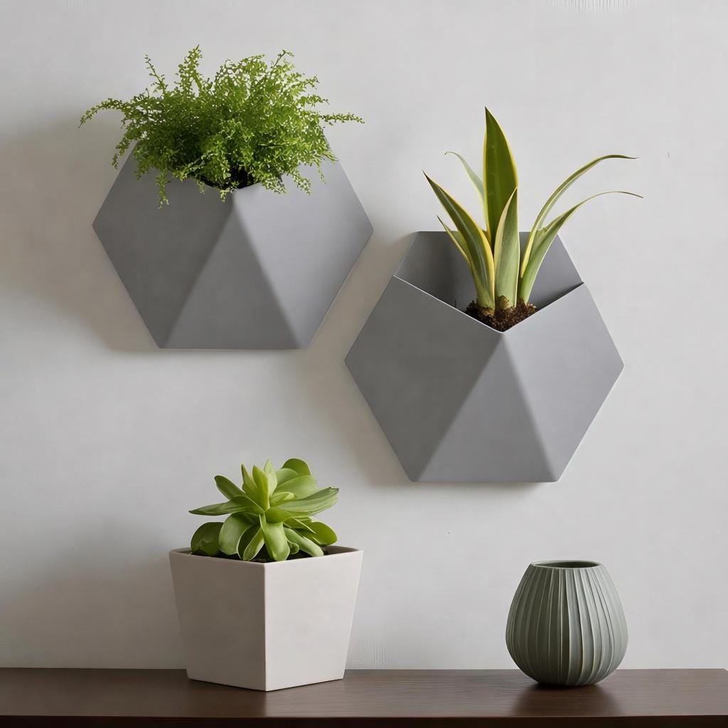 Elegant Modern Wall Planter Gallery