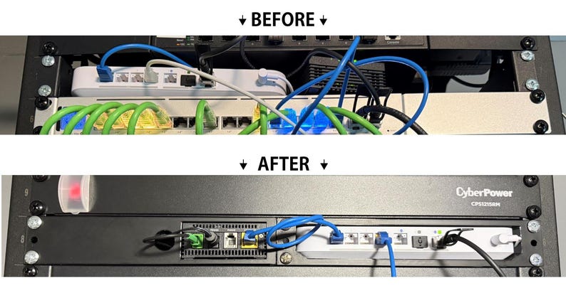 Ont Rack Mount Unifi Cloud Gateway Fiber Rack Mount | UCG Fiber 19