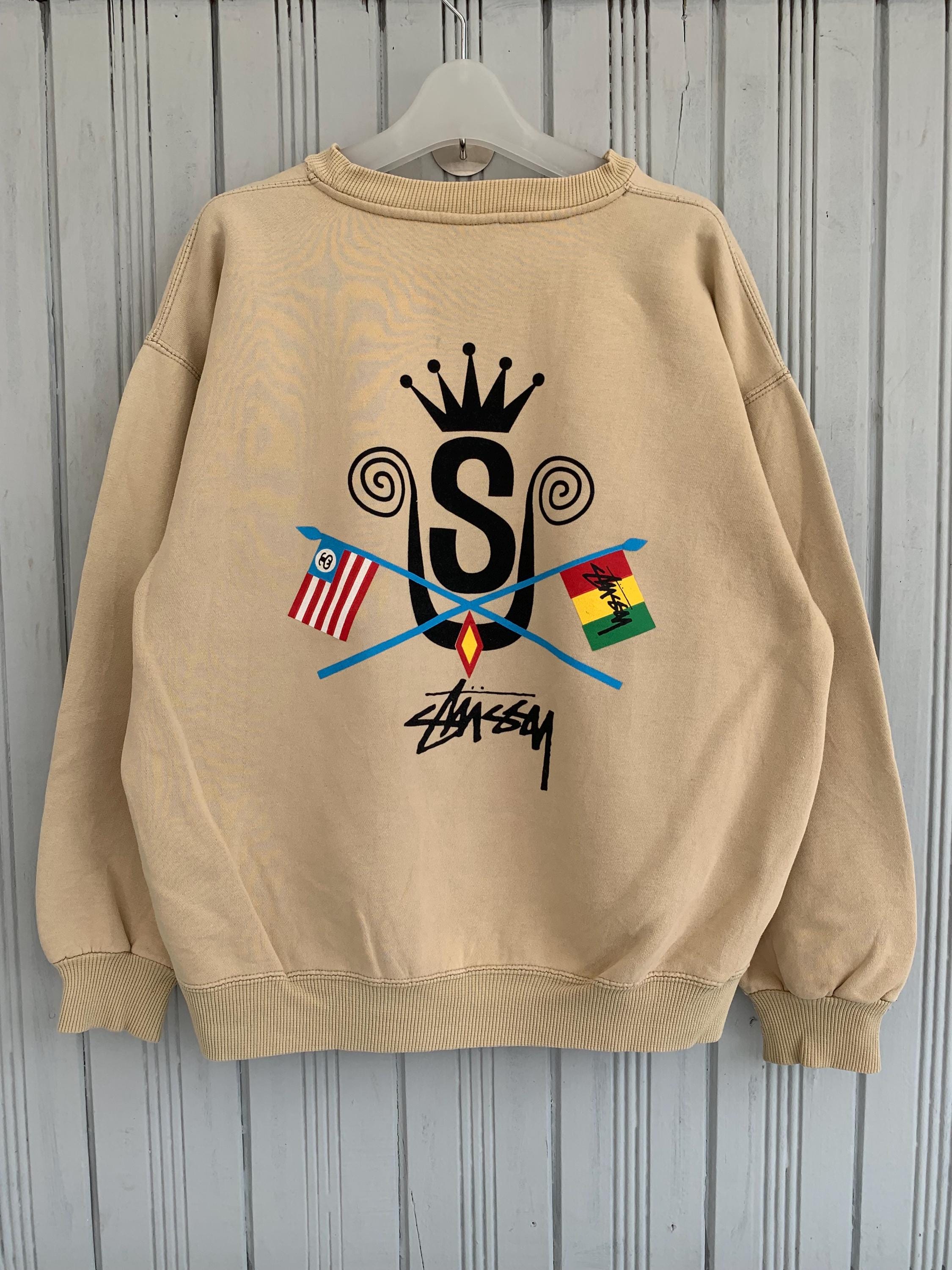 Vintage Stussy Rasta Hoodie - Etsy Canada