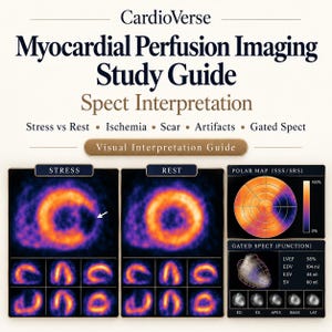 Myocardial Perfusion Imaging Study Guide | Spect Interpretation, Nuclear Cardiology & Clinical Cases