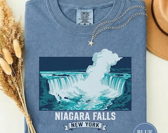 Niagara Falls Waterfall Shirt, Niagara Falls New York Tee, Nature Gift, Outdoor Adventure Tee, Hiking Shirt, New York Gift