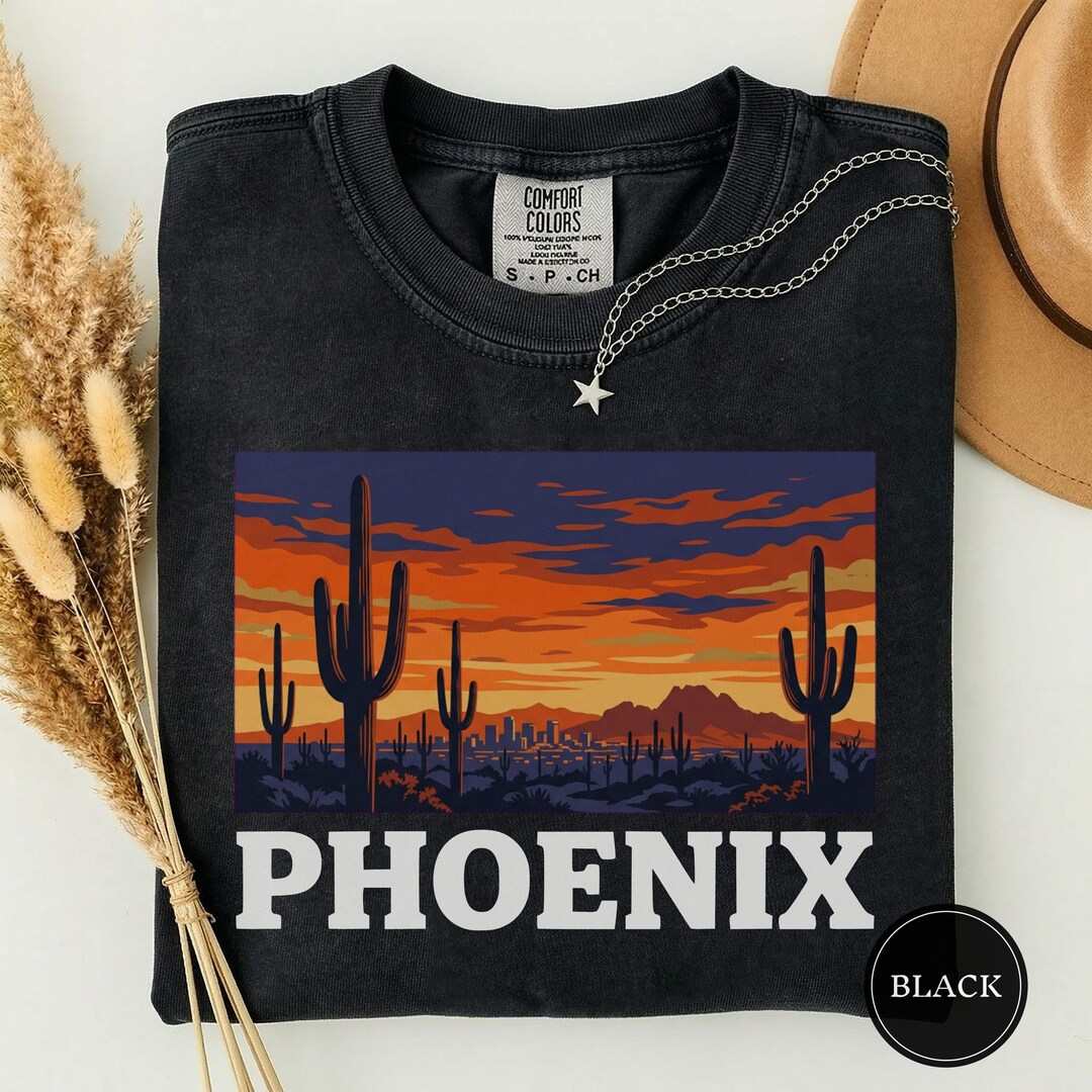 Phoenix Merch Phoenix Desert Sunset Shirt, Phoenix City Pride Tee, Phoenix Arizona ...