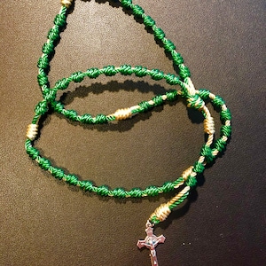 Franciscan University Hand Made Double Strand Knotted Rosary