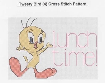 Tweety Bird (4) Cross Stitch Pattern - PDF FILE ONLY -