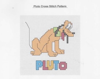 Pluto Cross Stitch Pattern - PDF FILE ONLY -