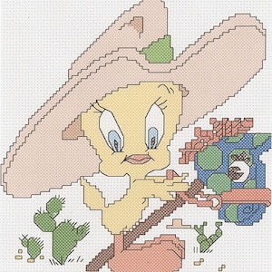 Tweety Bird Cross Stitch Pattern PDF FILE ONLY image 2