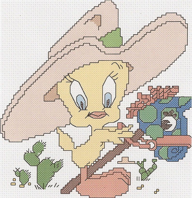 Tweety Bird Cross Stitch Pattern PDF FILE ONLY image 2