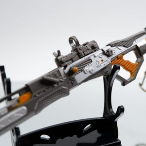 Apex Legends Warp Zone-pistolreplika i metall – Samlarobjekt för spelvapen, cosplay, skrivbordsdekor, present till Apex-fan bild 6