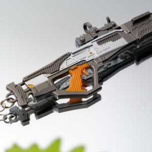 Apex Legends Warp Zone-pistolreplika i metall – Samlarobjekt för spelvapen, cosplay, skrivbordsdekor, present till Apex-fan bild 4