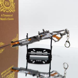 Apex Legends Warp Zone-pistolreplika i metall – Samlarobjekt för spelvapen, cosplay, skrivbordsdekor, present till Apex-fan bild 1