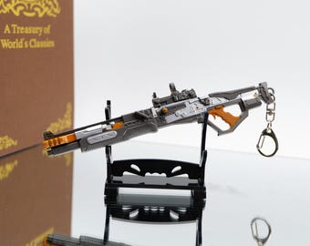 Apex Legends Warp Zone-pistolreplika i metall – Samlarobjekt för spelvapen, cosplay, skrivbordsdekor, present till Apex-fan