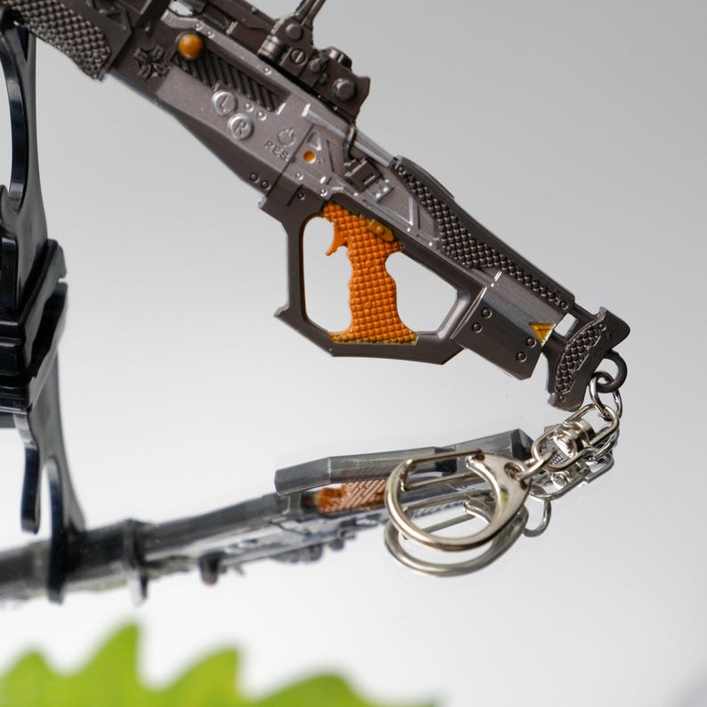Apex Legends Warp Zone-pistolreplika i metall – Samlarobjekt för spelvapen, cosplay, skrivbordsdekor, present till Apex-fan bild 7