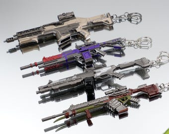 16 cm Apex Legends Triple Take Son of Glory metallreplika, vapenmodellnyckelring, marksman-gevärsrekvisita, legendarisk hud speldekor, spelpresent