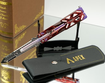 Apex Legends Octane Heirloom Knife Replica – Liquid Tube Collective Blunt Trainer, Cosplay-rekvisita, Gaming Collective, Skrivbordsvapen Displaypresent