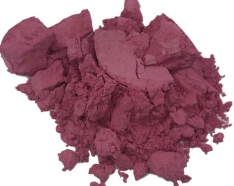 Matte Rosy Pink Blush Mineral Makeup  Medium Pink  Large 30g Sifter Jar   Loose Make Up makeup Vegan Natural Light weight #25