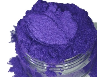 50% OFF SALE  Adrenaline Purple Blue Mineral EyeShadow 10g Sifter Jar Gray eyeshadow Vegan Natural mineral Mica Makeup