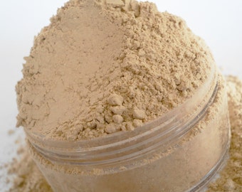 Foundation Makeup  Pale Bare Neutral Vegan Natural Limited Ingredients  Large 30g SifterJarLight Fair Sensivtive Skin Powder Medium Coverage