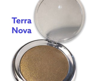 TERRA NOVA- Taupe bronzer - Mineral Makeup - Bronzer Blush-  30g Sifter Jar - Highlighter- Natural Ingredients - Vegan - Summer Glow