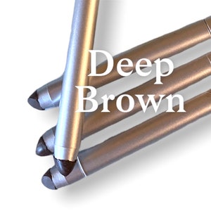 DEEP BROWN,  Jumbo Eyeliner Pencil, Creamy, Smooth,Smokey Eye, Mineral Makeup, Natural Ingredients, Pigmented, Crush Cosmetics