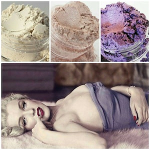 Pink purple eyeshadow set vegan mineral makeup natural eyeliner luster sparkle cosmetics eye shadow 5g jar make up shimmer violet